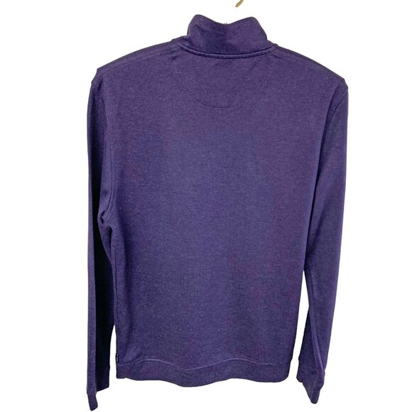 Ted Baker London Valerio Purple 1/4 Zip kit Pullover - Picture 6 of 10